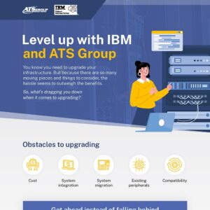 Purplish-Blue with yellow title section of long scrolling infographic