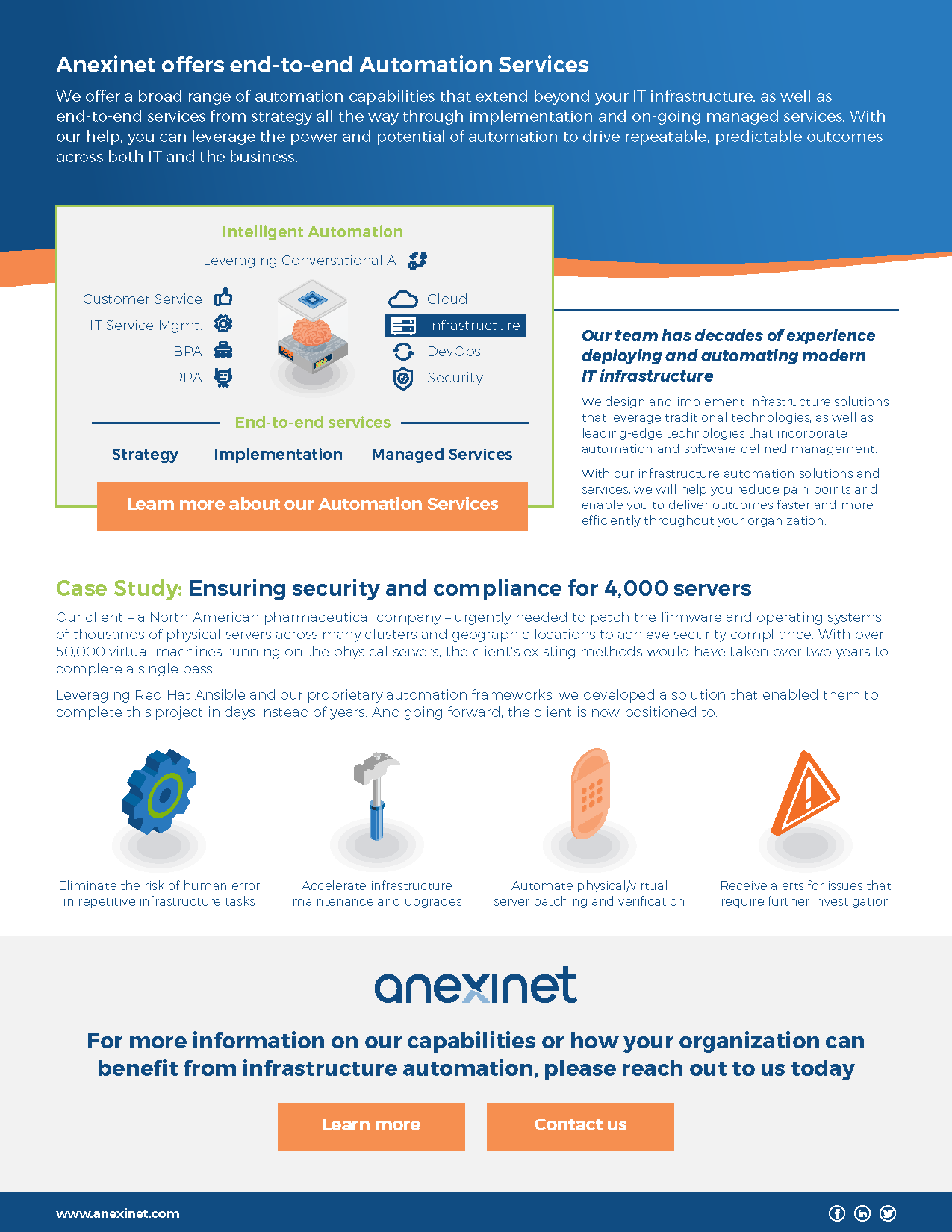 Anexinet Infrastructure Overview Page 2