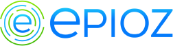 Green and Blue Epioz Logo