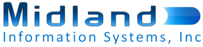 Midland Information Systems, Inc Logo Light to Dark Blue